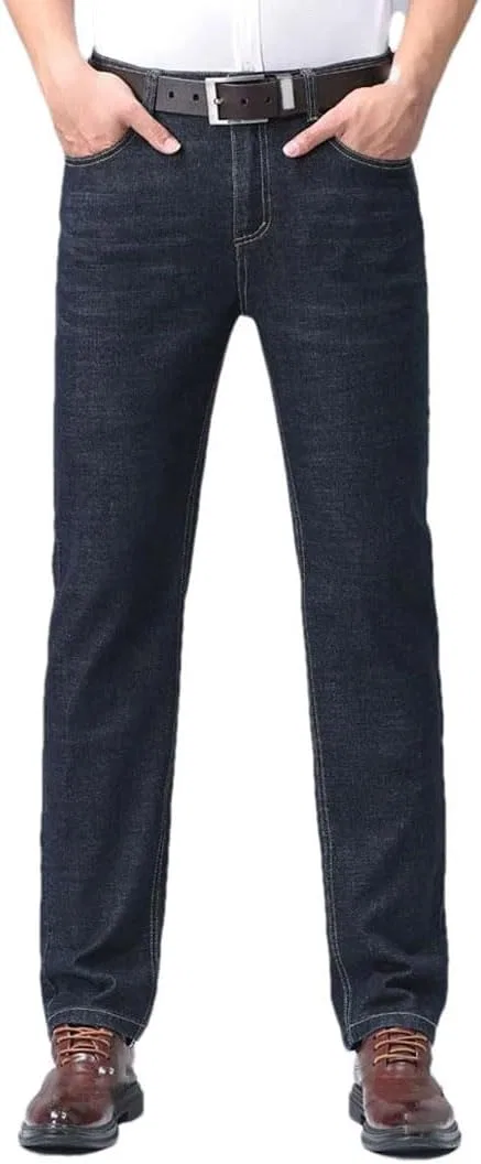 Джинсы прямые Stretch Slim Fit, черный