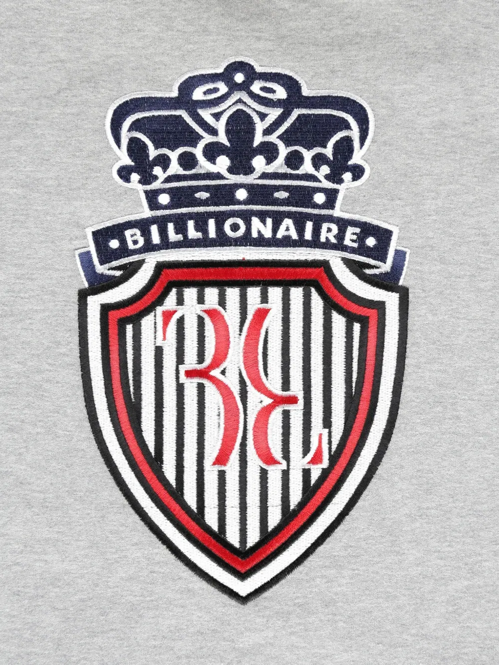 Спортивная куртка с гербом Billionaire Kids, серый — фото 3