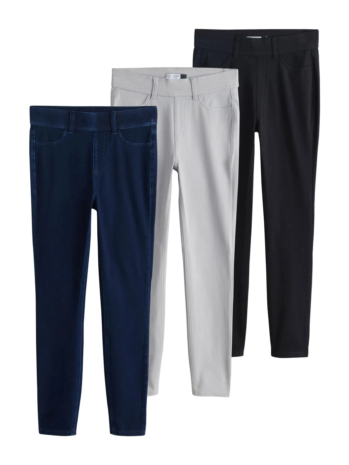 Узкие джеггинсы Next, Grey/Black