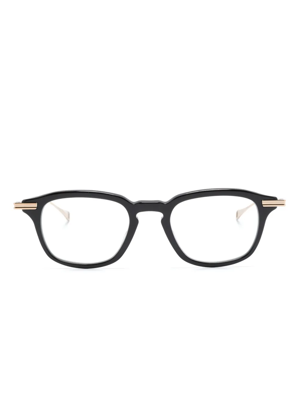 

Очки в квадратной оправе с логотипом Dita Eyewear, черный