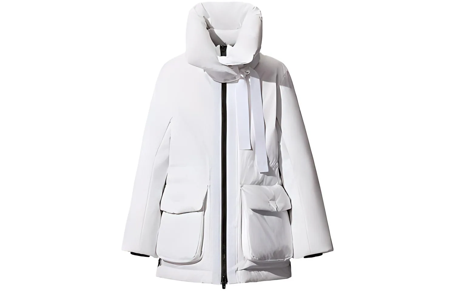UNIQLO Пуховик зимний женский белый