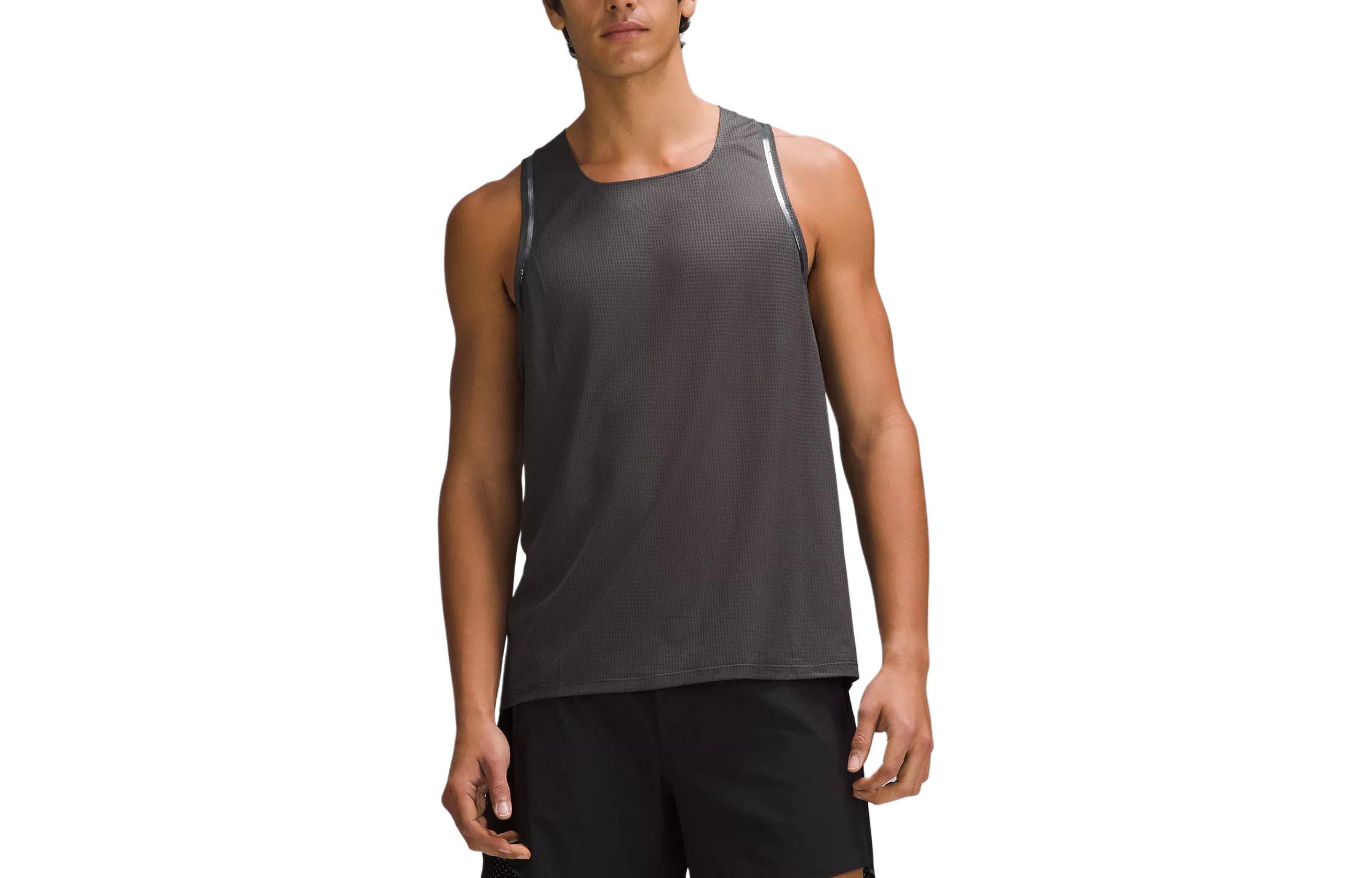 

Футболка Fast And Free мужская Lululemon, темно-серый