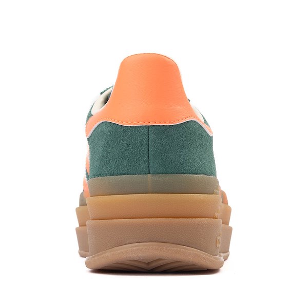Кроссовки adidas Gazelle Bold Athletic Shoe, цвет Collegiate Green/Signal Coral/Cream White — фото 4