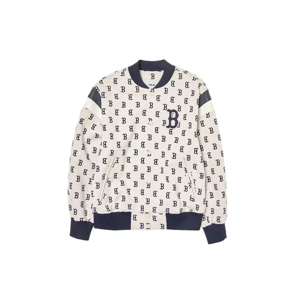 

MLB Куртка Boston Red Sox унисекс тёмно-кремовая, Dark Cream