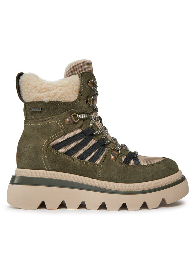 

Ботильоны на шнуровке Tamaris, зеленый