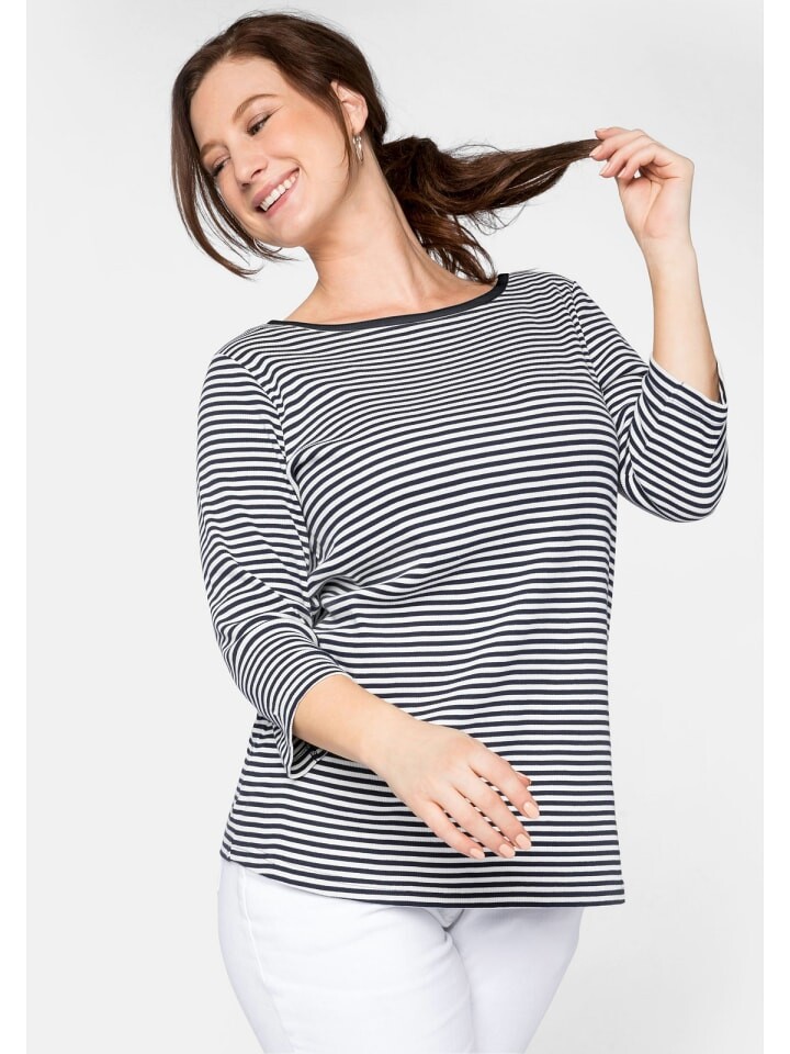 

Футболка sheego Rippshirt, синий