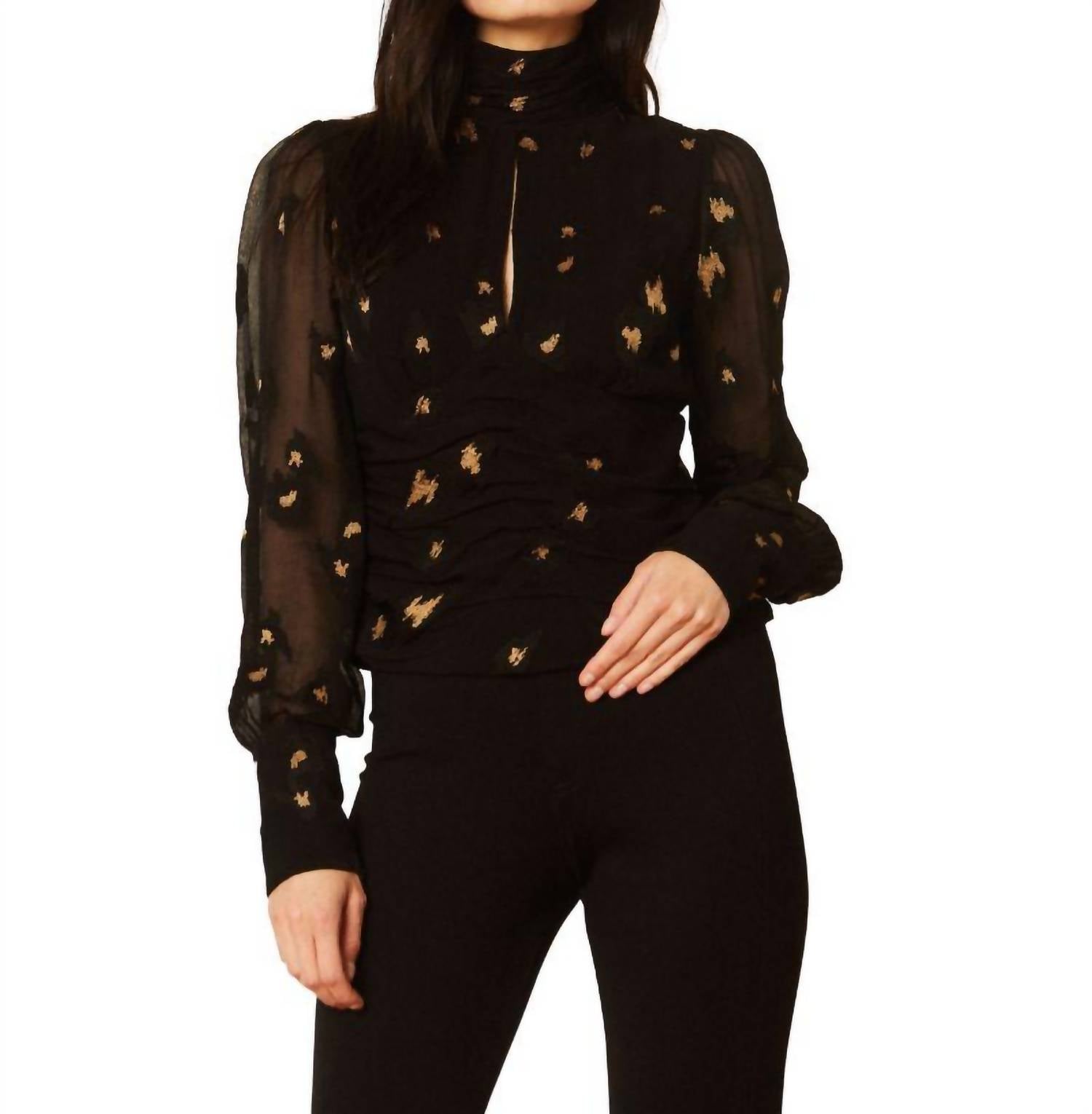 

Топ Joella Starry Night из жаккарда черного цвета CABALLERO