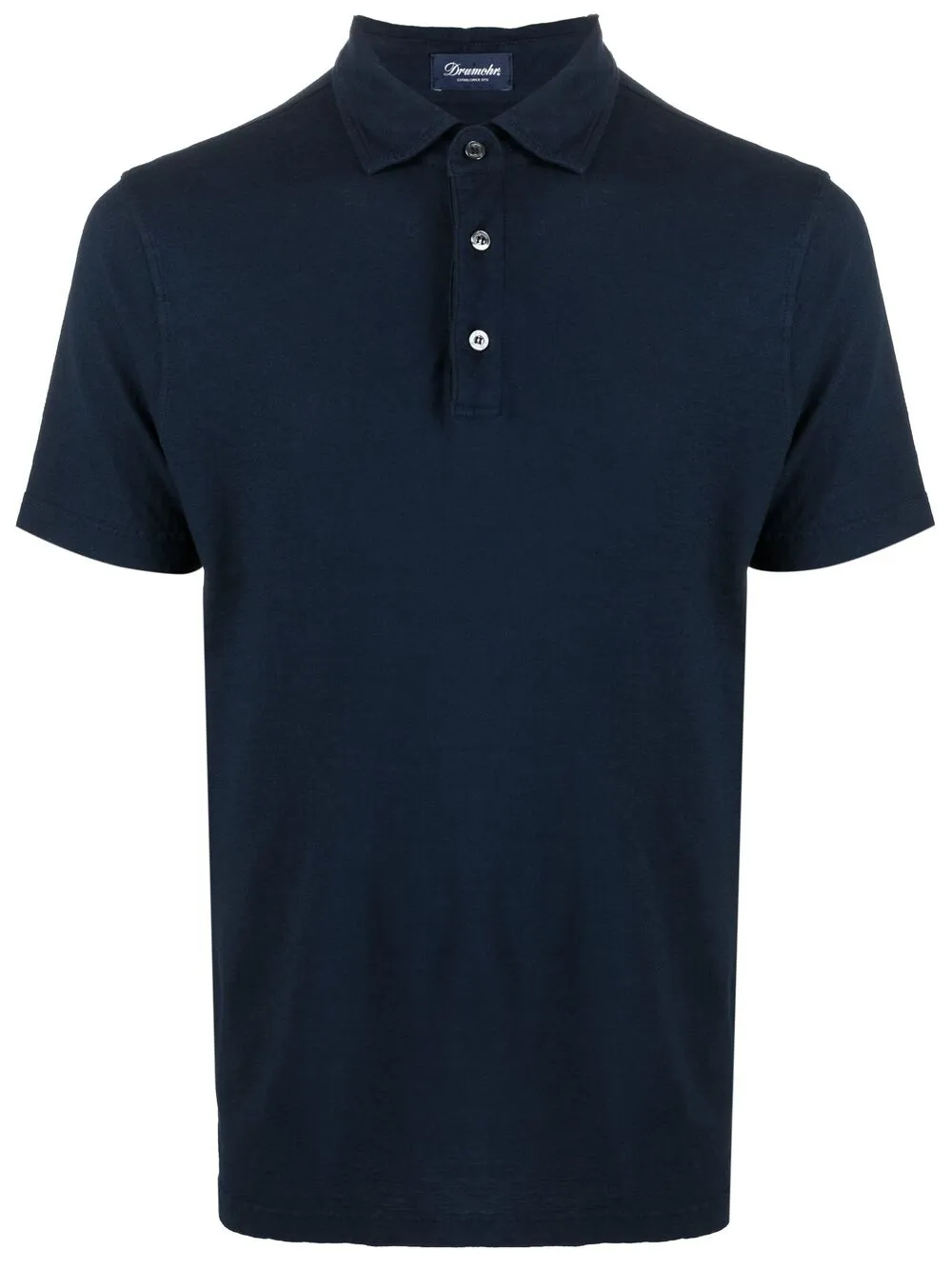 

Рубашка поло с короткими рукавами Drumohr, синий
