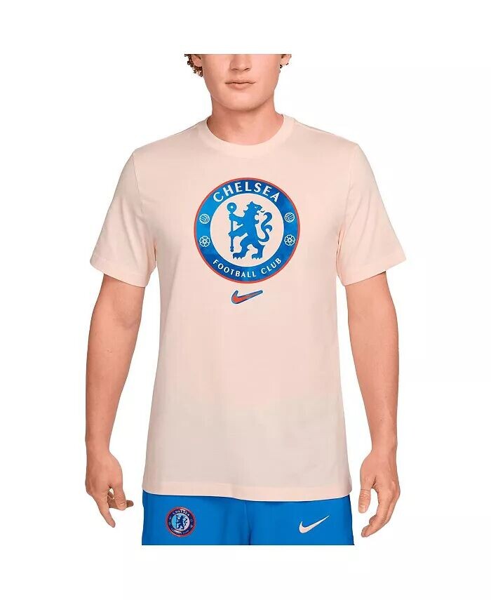 

Мужская светло-розовая футболка Chelsea Crest Nike, розовый