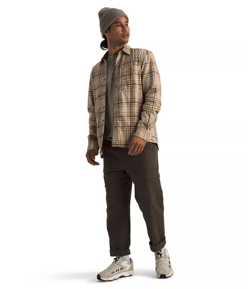

Мужская легкая фланелевая рубашка The North Face Arroyo, цвет Beetroot Grid Plaid