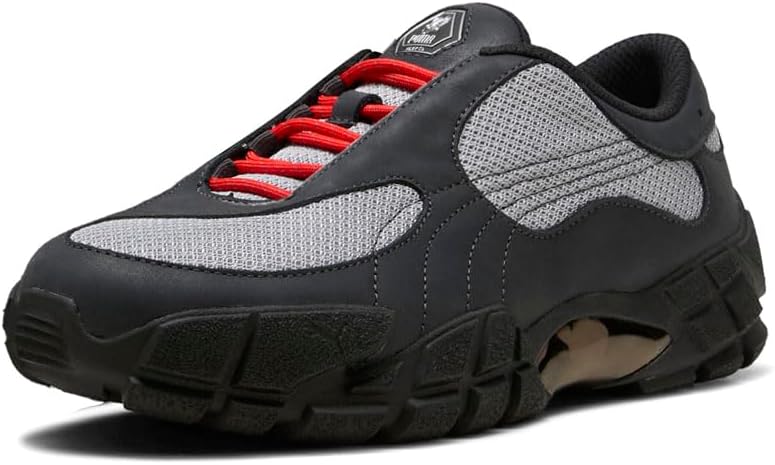 Мужские кроссовки PUMA Skepta Skope со шнуровкой - серые — фото 2