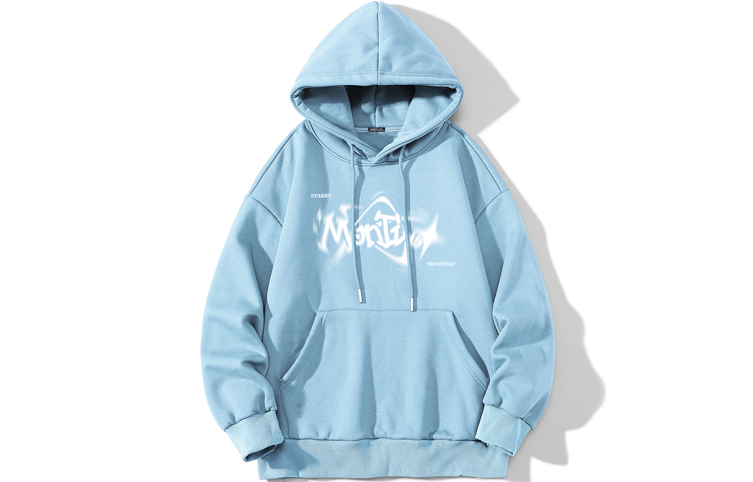 

Толстовка Unisex Hooded Moderate Regular MONTVOO, светло-синий (fleece-lined)