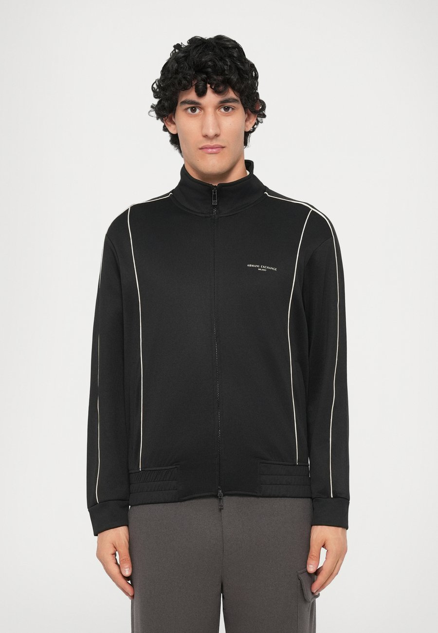 

Толстовка Armani Exchange Zip-up sweatshirt, Black