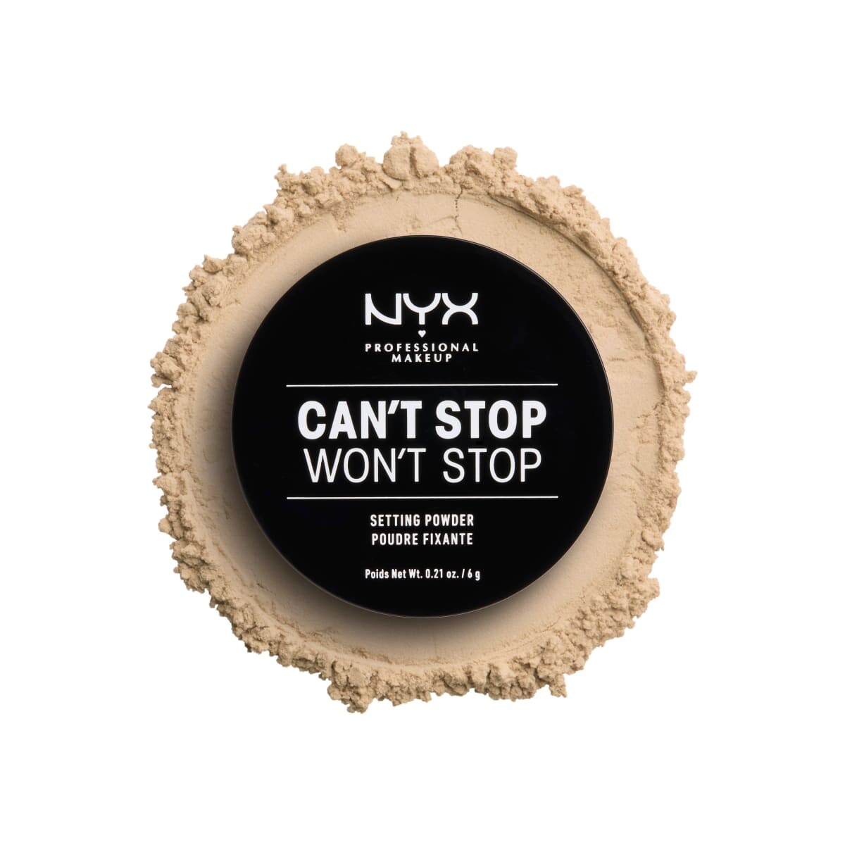 

Теряет Puder Can’t Stop Won’t Stop Setting Powder Light Medium 02 6g NYX PROFESSIONAL MAKEUP