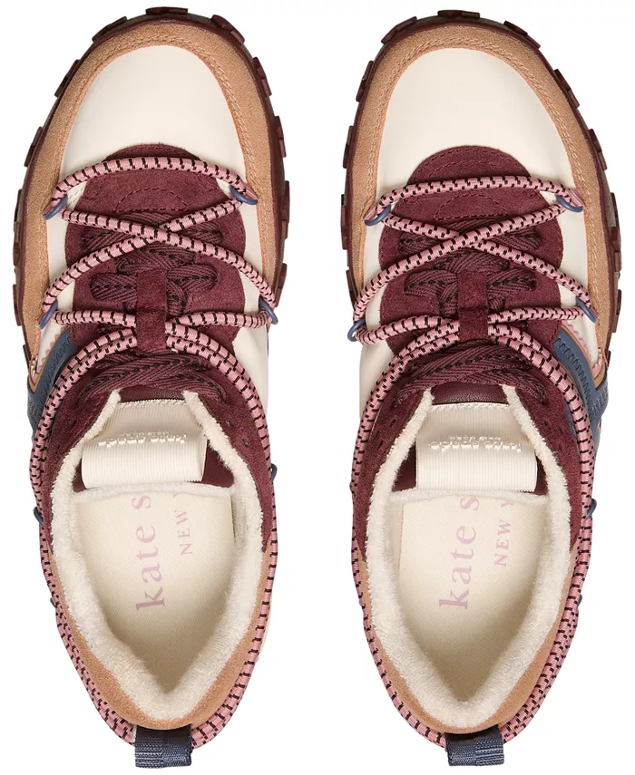Женские кроссовки K As In Kate Hiking Lace Runners kate spade new york, коричневый — фото 4