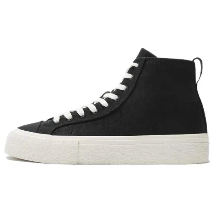 

Кроссовки ZARA Skateboarding Shoes Men High-top Black, черный