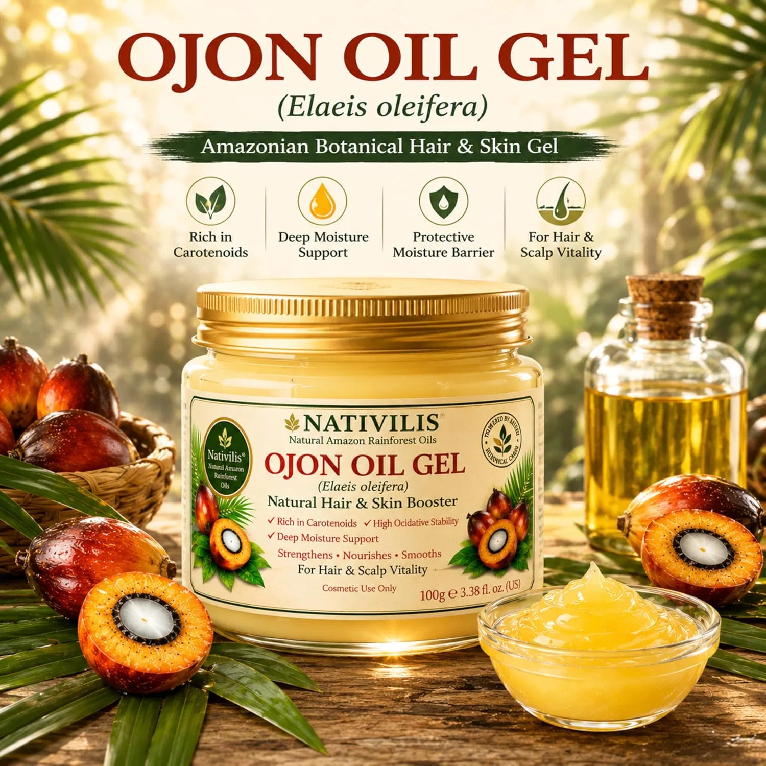 Гель-масло Nativilis Ojon Oil для волос и кожи Nativilis Natural Essential Oils — фото 4