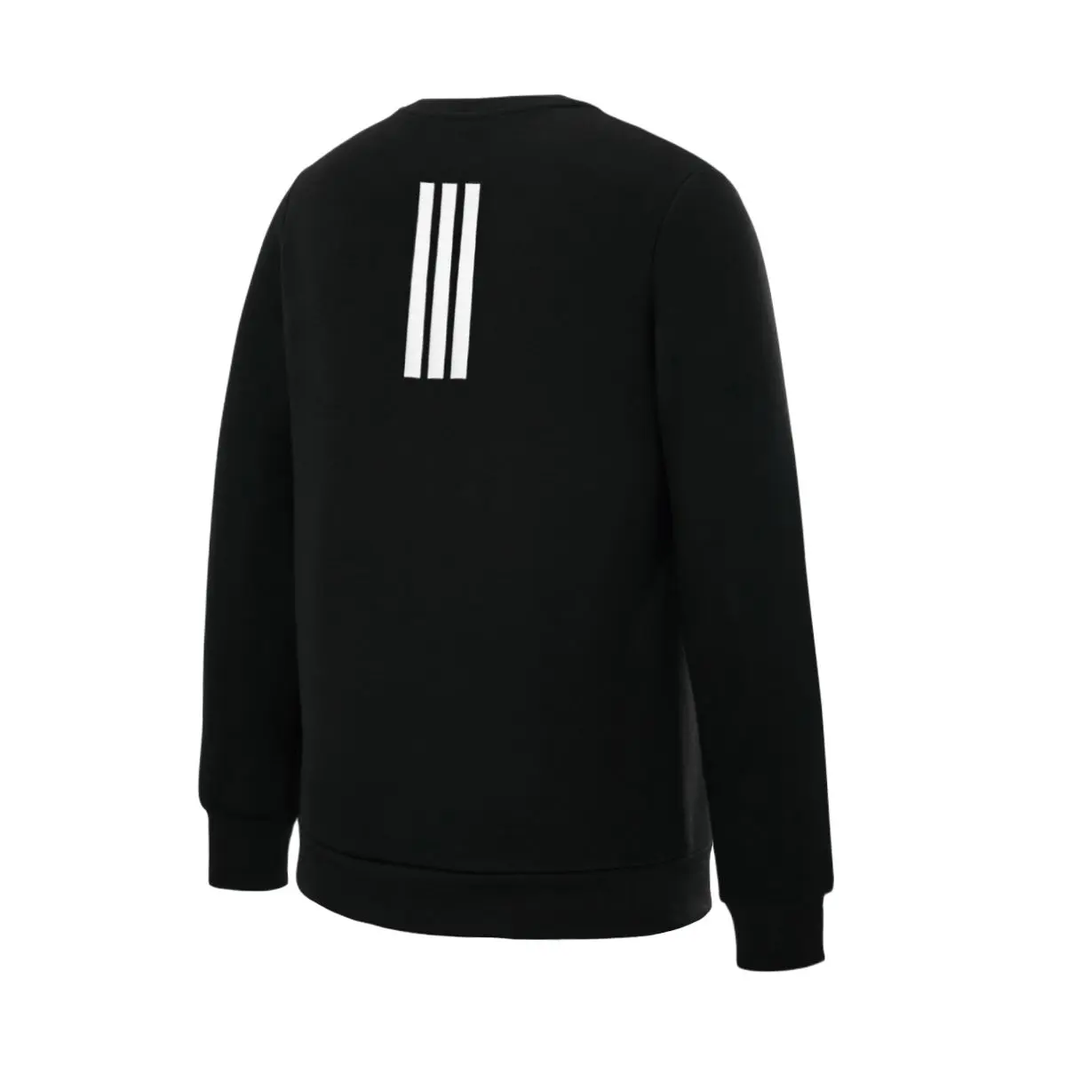 Adidas Мужские толстовки, черные/белые, с круглым вырезом, средней толщины — фото 3