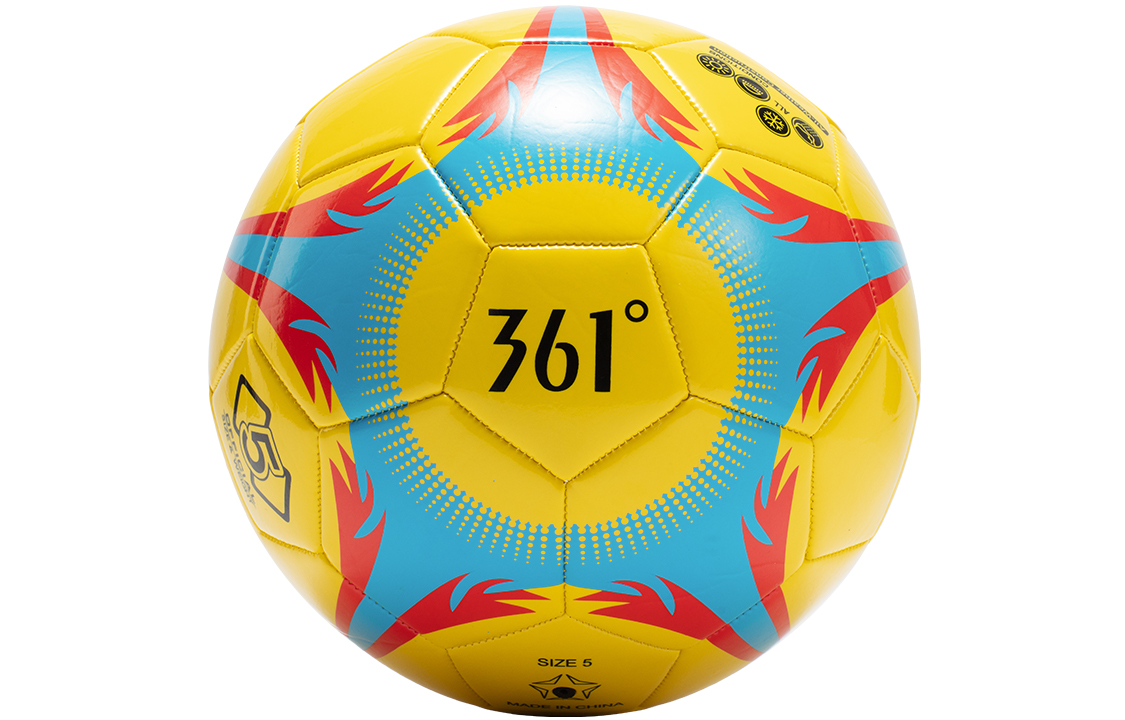 

361° Футбольный мяч PVC Unisex Yellow Black размер 4-5