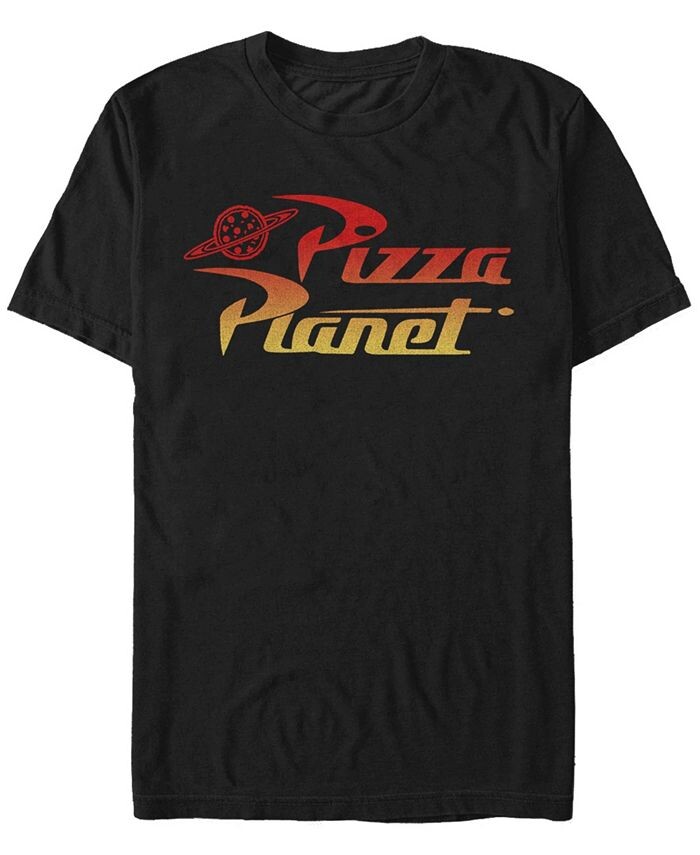 

Мужская футболка Pizza Planet Gradient с короткими рукавами и круглым вырезом Fifth Sun, черный