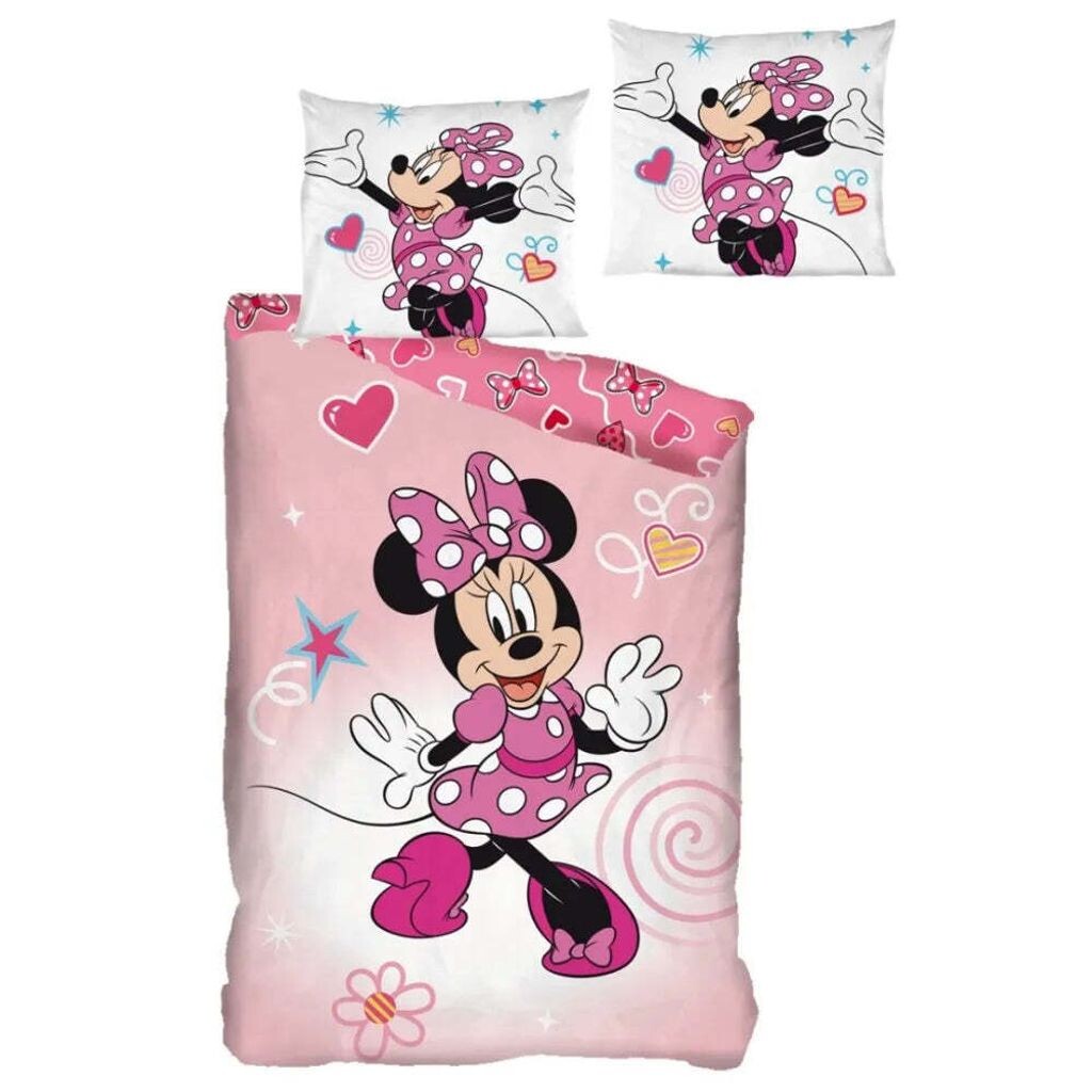 

Комплект фланелевого детского постельного белья Disney Minnie Mouse 135-140х200 65х65 хлопок