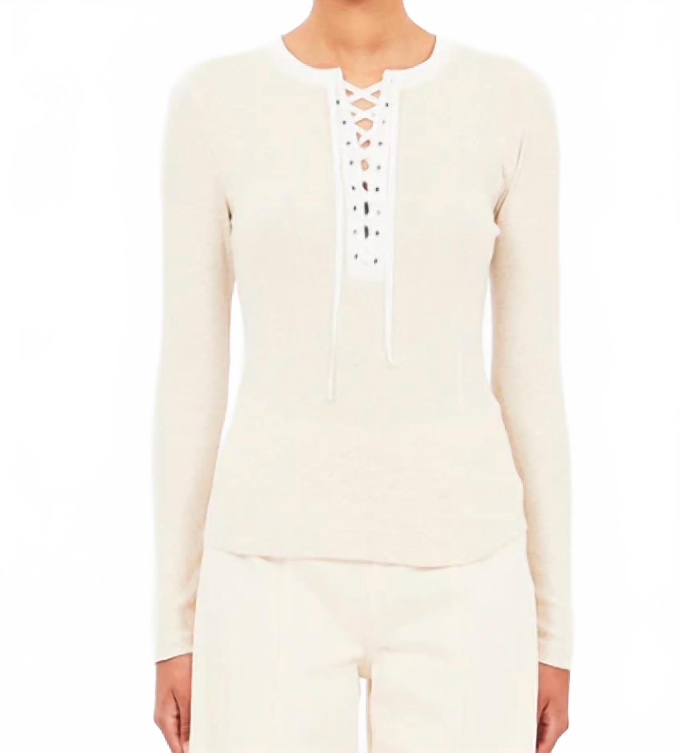 

Женский топ Brienne цвета слоновой кости Ulla Johnson, Ivory Melange