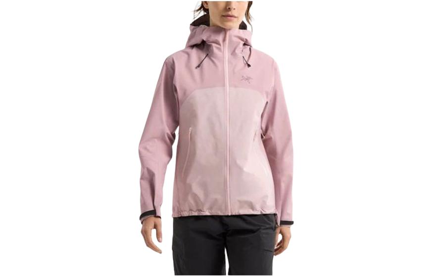 

Arcteryx Женская куртка Beta легкая, Deep Evening Mist Pink/Evening Mist Pink/Dark Alpine Rose/Alpine Rose