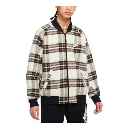 

Куртка Men's Nike Plaid Reversible Loose Jacket Brown, коричневый