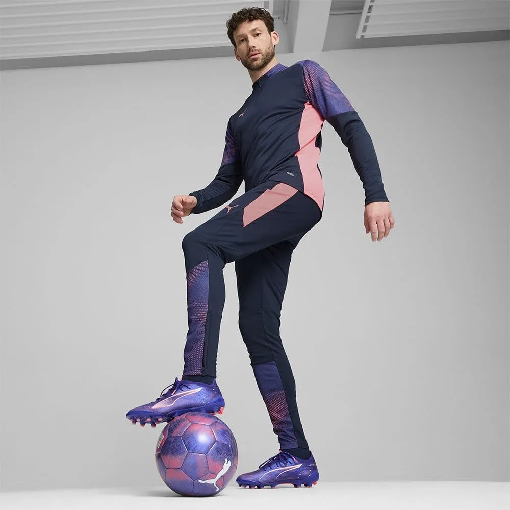 Кроссовки PUMA Ultra 5 Ultimate AG Light Out унисекс, белый/фиолетовый — фото 2