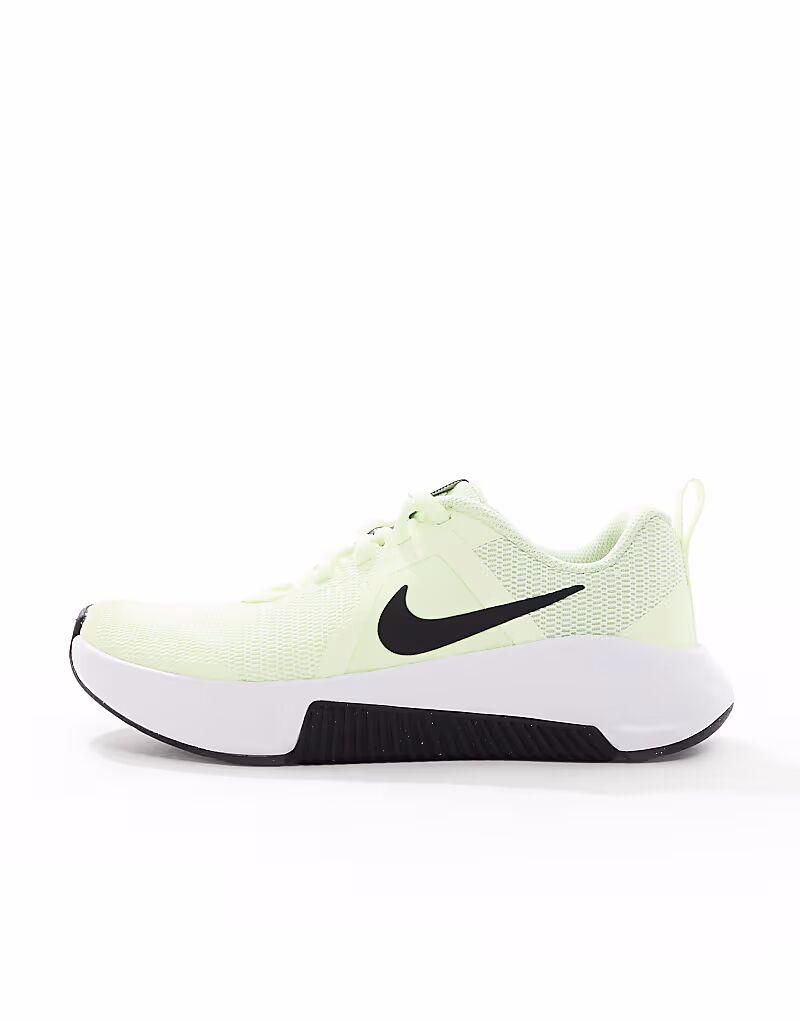 Кроссовки Nike Training MC 3 в лаймово-зеленом и белом цветах — фото 2