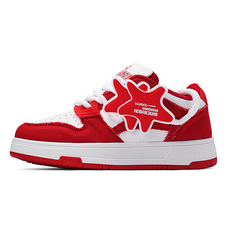 

Кроссовки DOUBLE STAR 88 Skateboarding Shoes Unisex Low-top, черный/белый