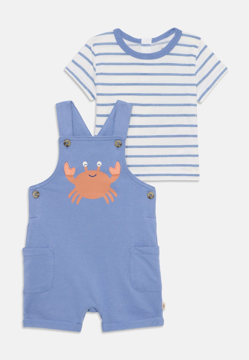 

Футболка с принтом SHORTALL SET Huggies, синий