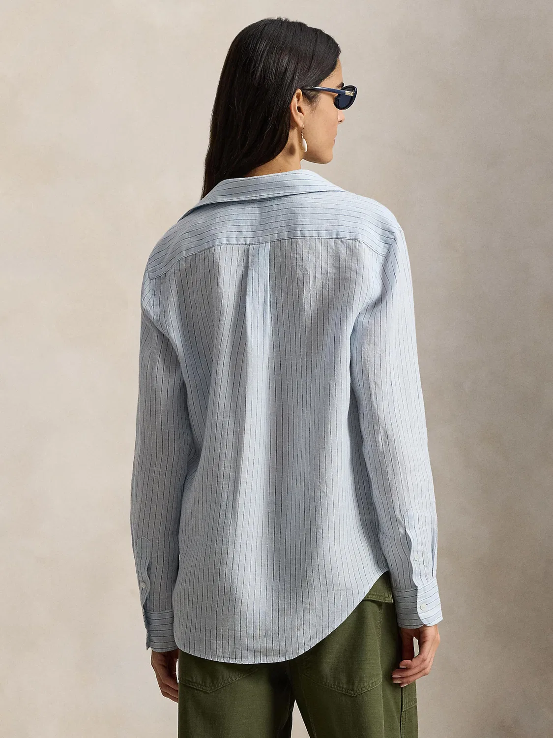 Блузка Polo Ralph Lauren, Navy/Light Blue — фото 3