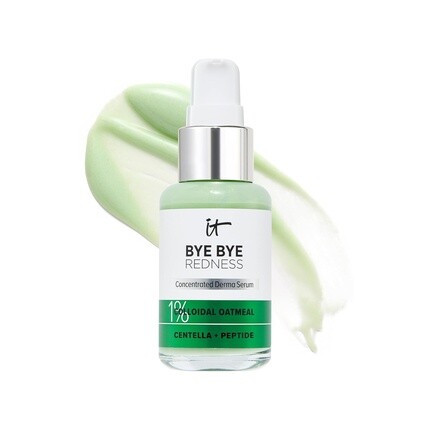 

IT Cosmetics Bye Bye Redness Serum Успокаивающая кожу увлажняющая сыворотка для лица 1 жидкая унция