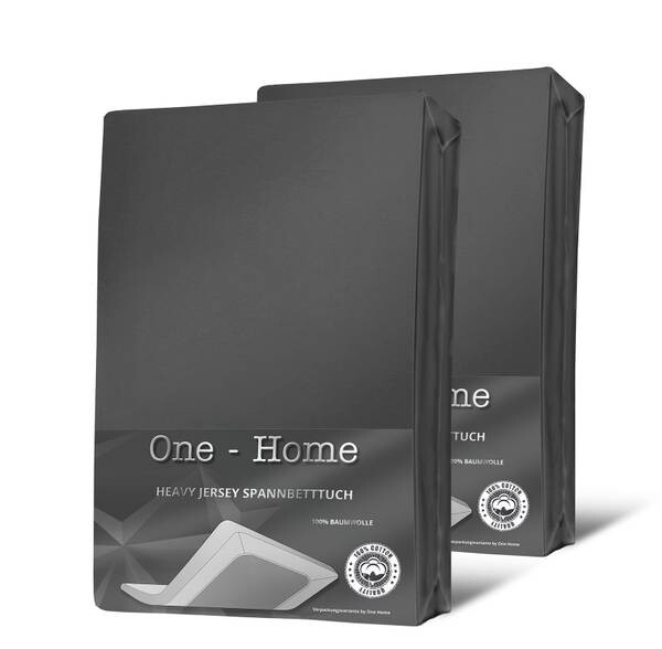 

Простынь на подгонке One-Home 90-100x200 cm Heavy, 100x4x200 см, антрацитовый