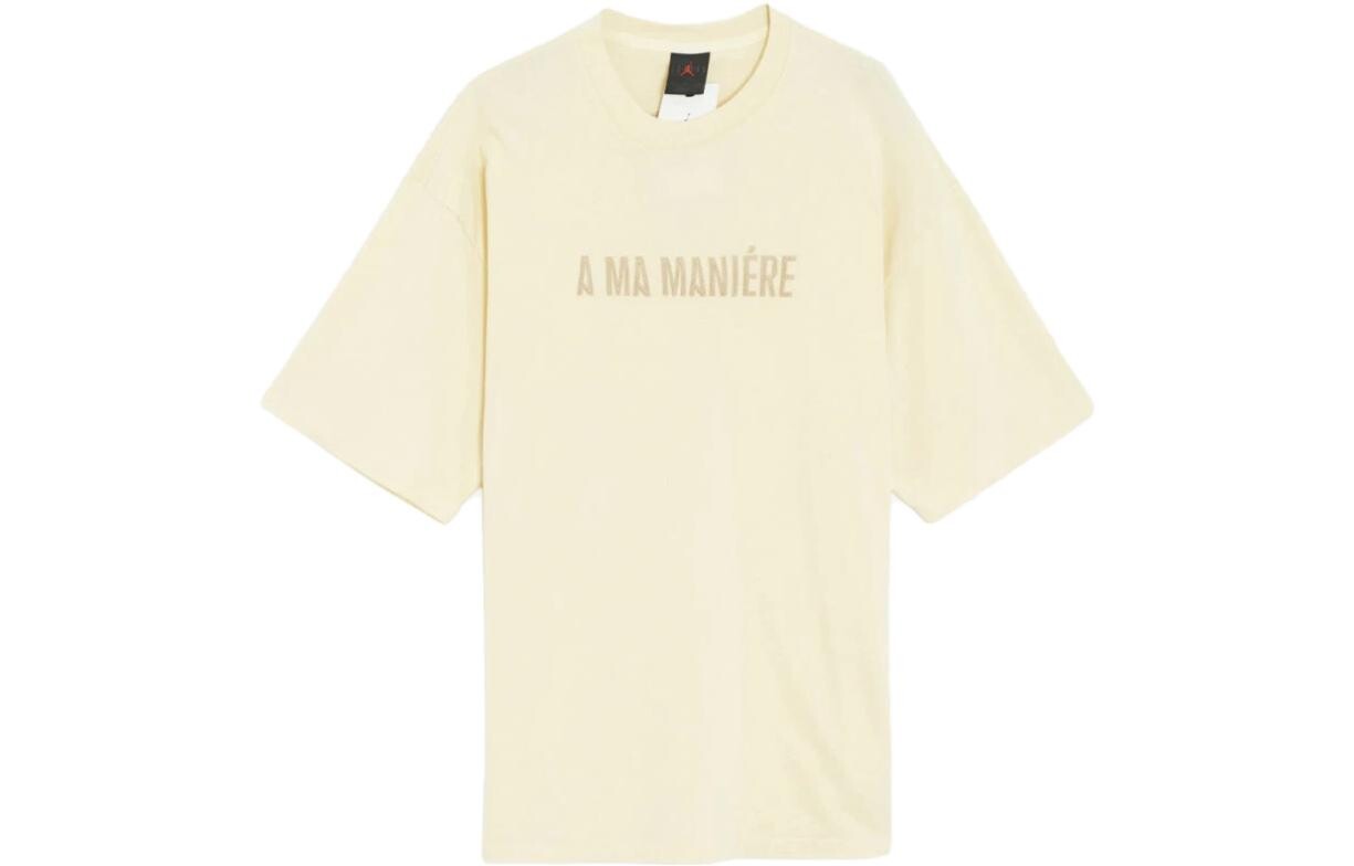 

Футболка Jordan x A Ma Maniere размера S/S (размеры Азии) Кокосовое молоко, Белый