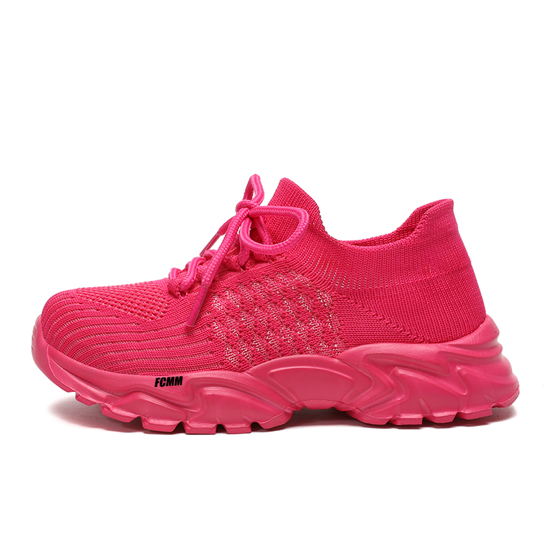 

Низкие повседневные кроссовки для детей FCMM, розовый/красная