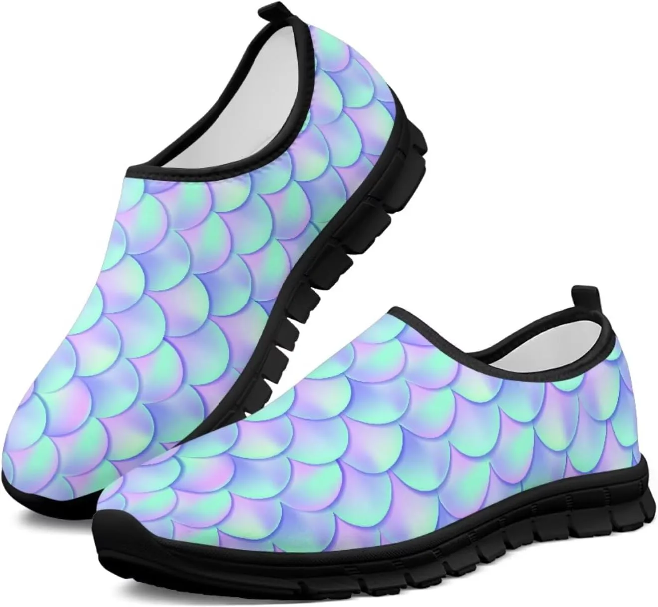 Женские кроссовки Howilath Slip on, дышащие повседневные лоферы для бега, удобная обувь без шнурков с противоскользящей подошвой