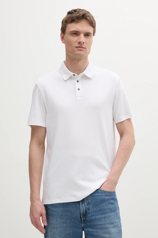 

Хлопковая поло Calvin Klein, белый