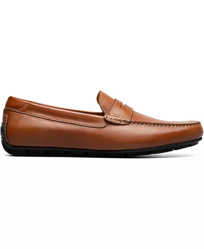 Мужские мокасины Motor Smooth с круглым мысом Penny Loafer Florsheim, коричневый — фото 3