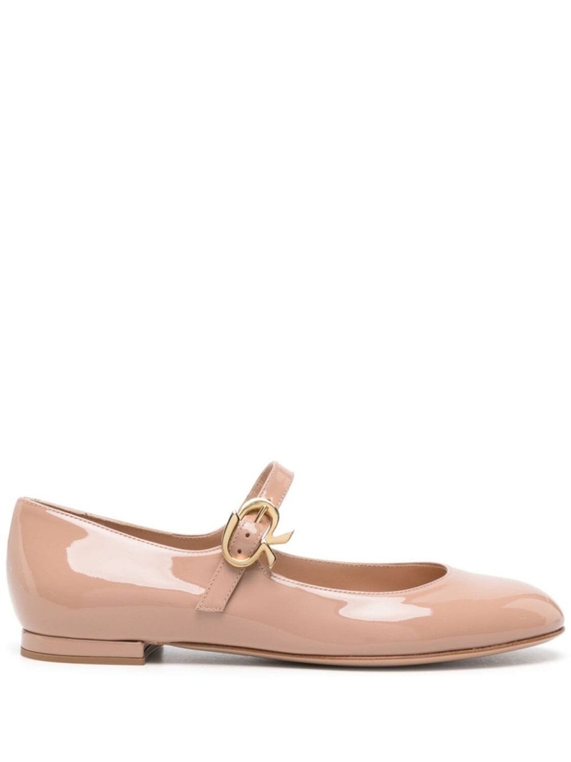 

Gianvito Rossi балетки Mary Ribbon 05, нейтральный цвет