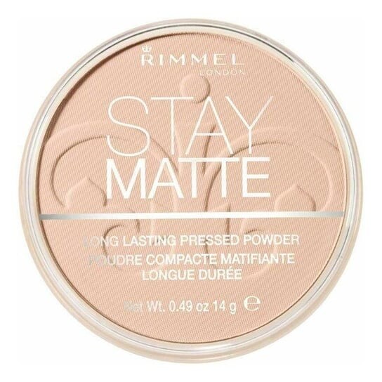 

Матирующая пудра для лица 010 «Теплый мед», 14 г Rimmel, Stay Matte