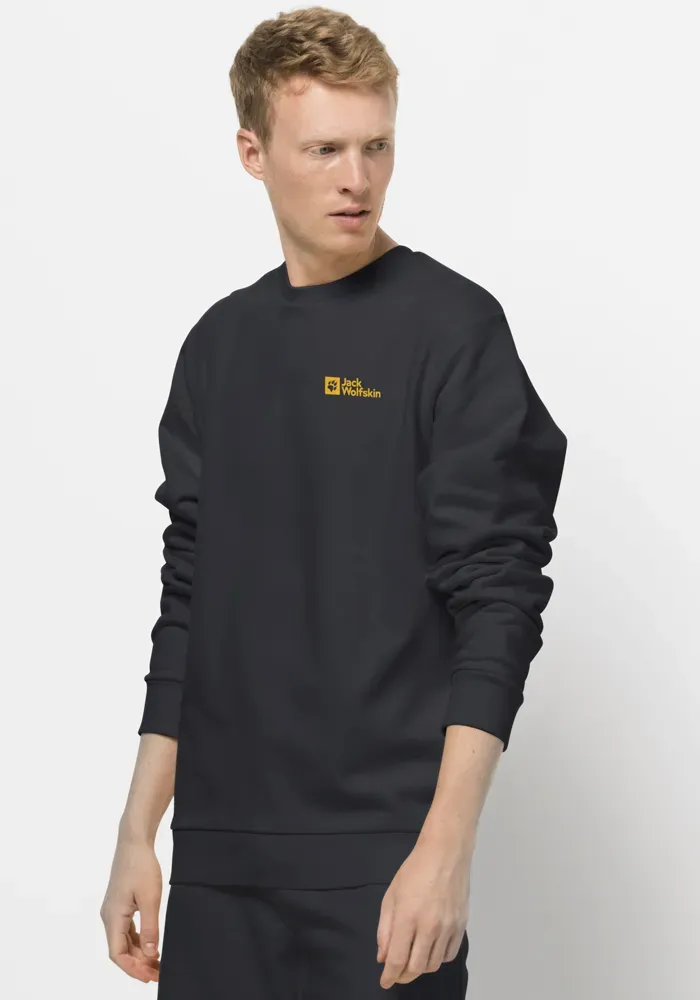 

Свитер с круглым вырезом Jack Wolfskin "ESSENTIAL CREWNECK M", черный