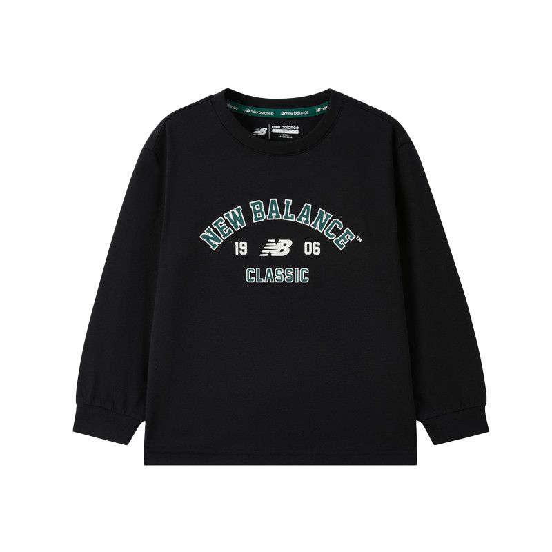 

Футболка для детей Crew Neck Moderate New Balance, черный