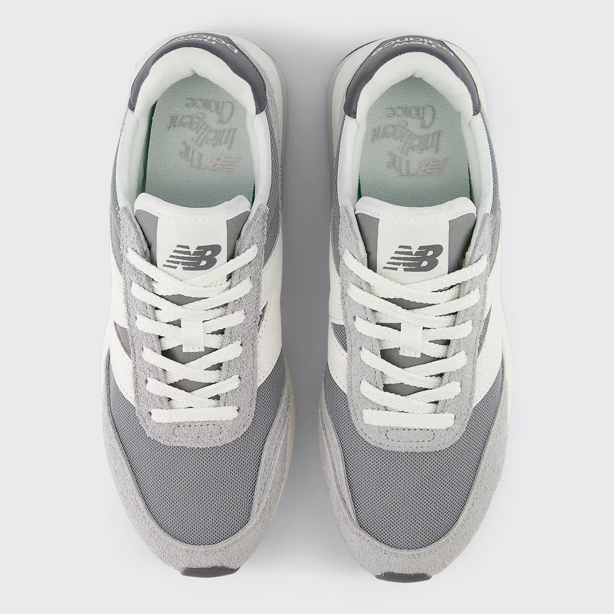 Унисекс повседневные кроссовки U370AH New Balance, серый/белый — фото 3