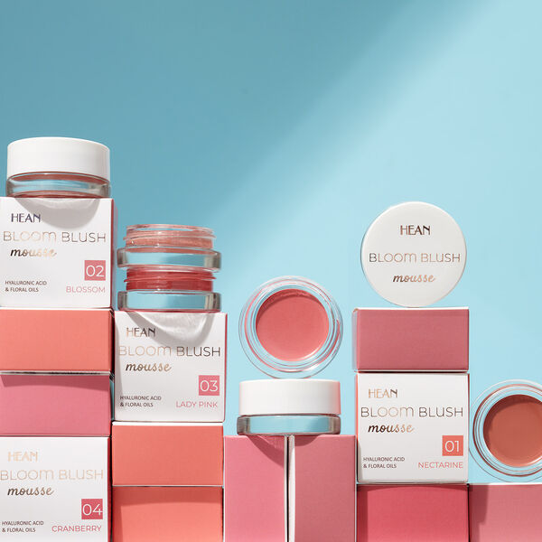 Румяна-мусс 04 клюква, 5 г Hean Bloom blush, цвет 04 cranberry — фото 4