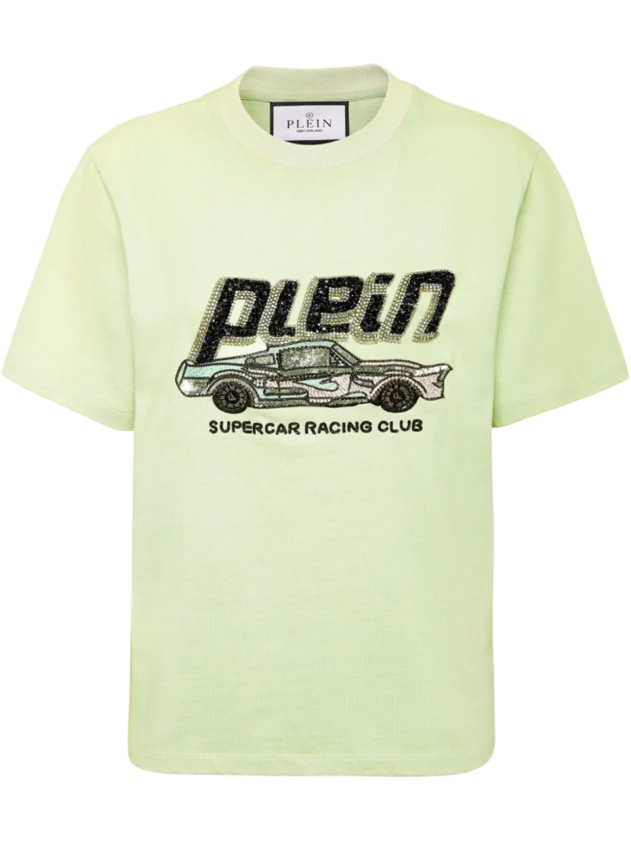 

Футболка с изображением гоночной команды Philipp Plein Cars, зеленый
