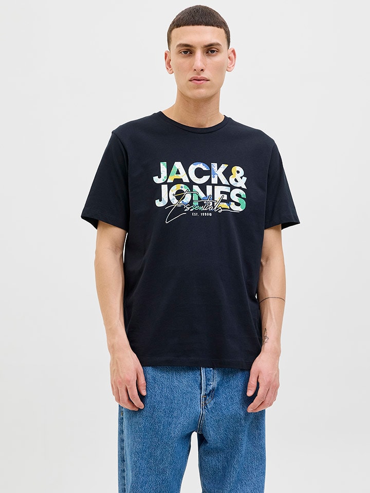 

Футболка Jack & Jones, темно-синий