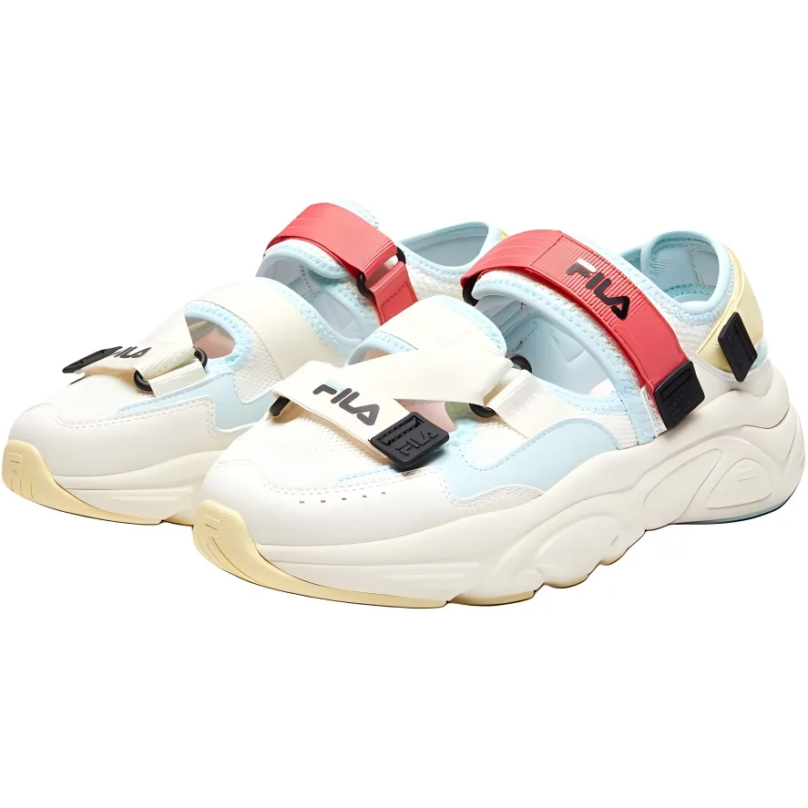 FILA KIDS Детские сандалии Mars Slip Resistant And Breathable бело-голубые — фото 3