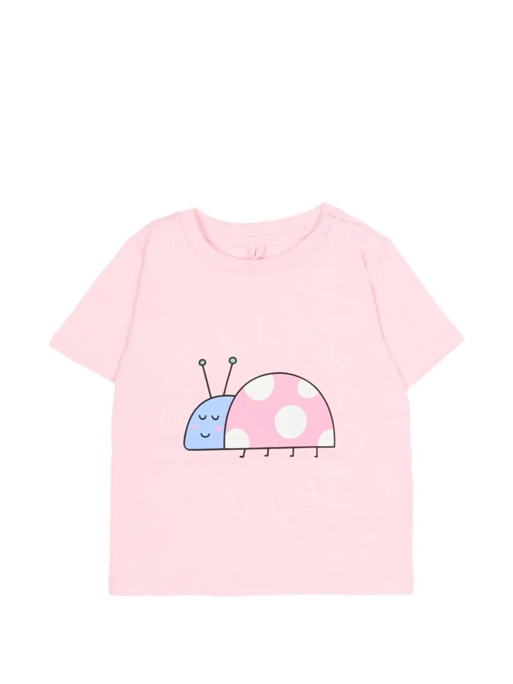 

Футболка с принтом Stella Mccartney Kids, розовый